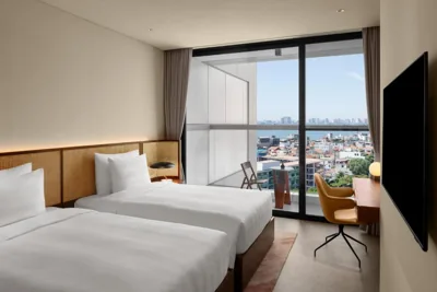 Camera Doppia con Letti Singoli Superior con Vista Lago — L7 WEST LAKE HANOI by LOTTE HOTELS